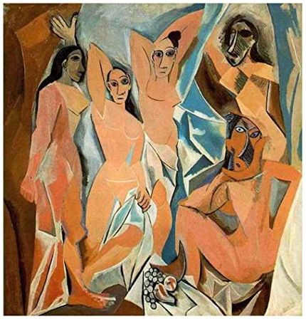 De afrikanska maskerna på Musée du Trocadeéro inspirerade Picasso till den första kubistiska målningen 