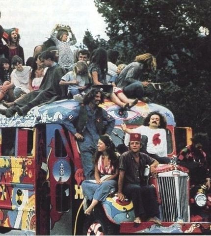 Frisco var ett centrum för hippies, som predikade Piece and Love.
