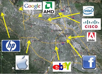 Numera finns finns dagens största i Silicon valley.