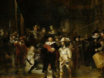 Rembrandts kanske mest berömda verk - Nattvakten - kunde beskådas.