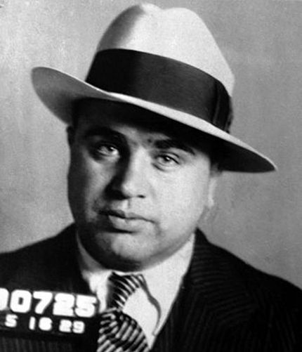 Chicago var vårt första mål. Al Capone var den förste jag tänkte på.