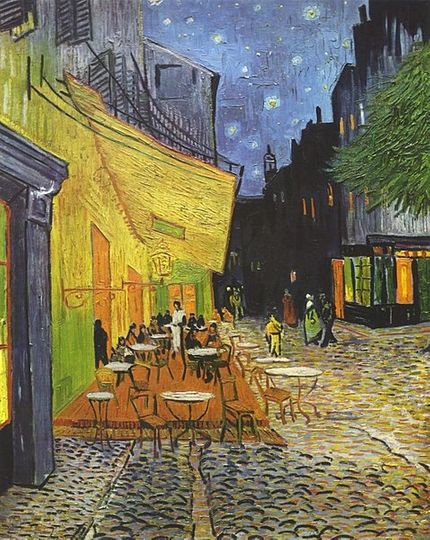 Café Terrace at Night in Arles.