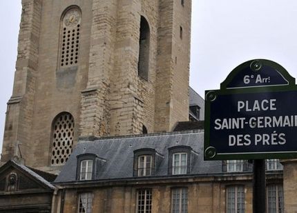 Saint-Germain-des-Prés. Kyrkan hade gett namn åt en hel stadsdel.