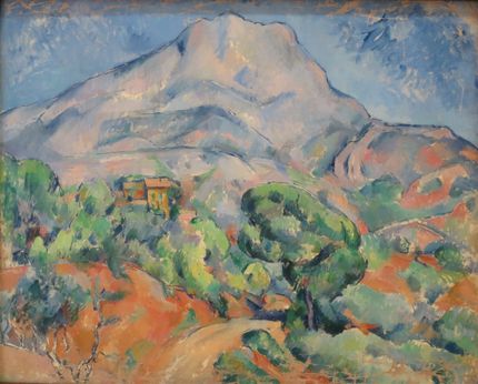 ...liksom motiv av Paul Cézanne.