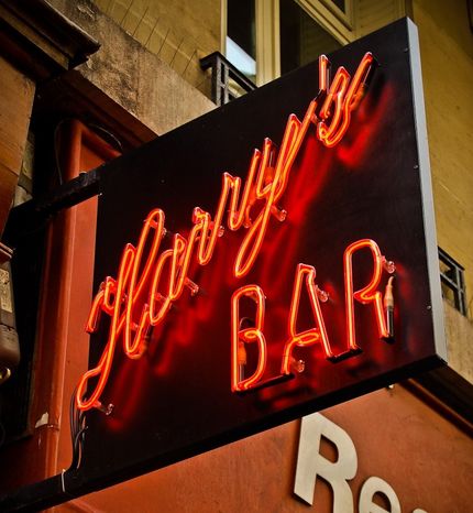 Harrys Bar. Ett vattenhål för de amerikanska författarna.