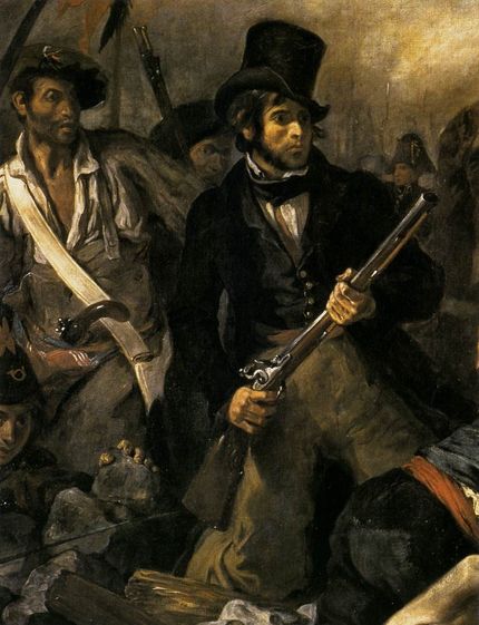 En av de få realister, som rönte uppskattning från nytänkarna var Delacroix.