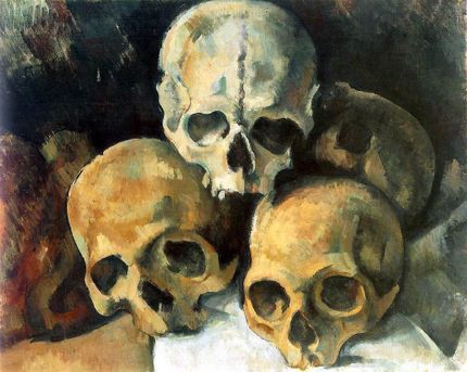 När Cézanne målade dödskallar var det fara på färde. 