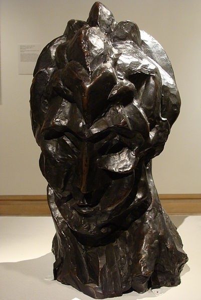 Picassos kantiga skulptur av sin modell och musa - Fernande Oliver.