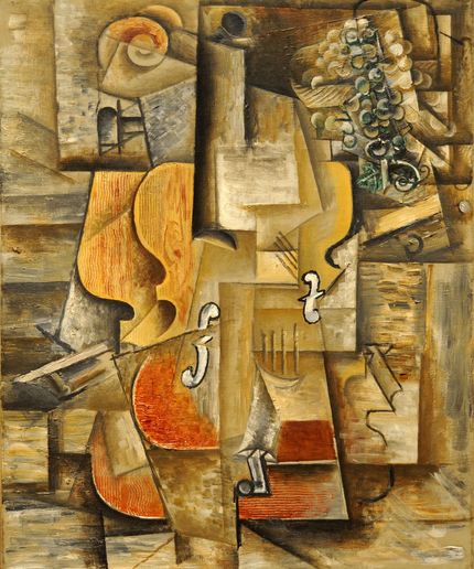 Picasso får representera en ny konstriktning: Kubism.