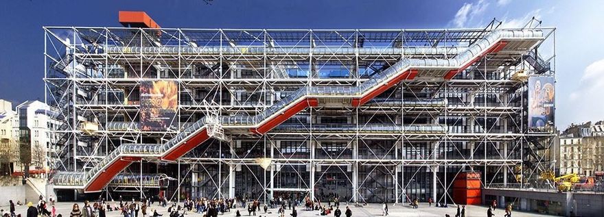 Centre Pompidou. Ett paradis för den som är intresserad av modern konst, från början an 1900-talet och framåt.