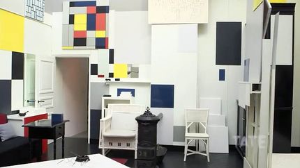 Tate Britain har byggt upp en kopia av Mondrians ateljé.
