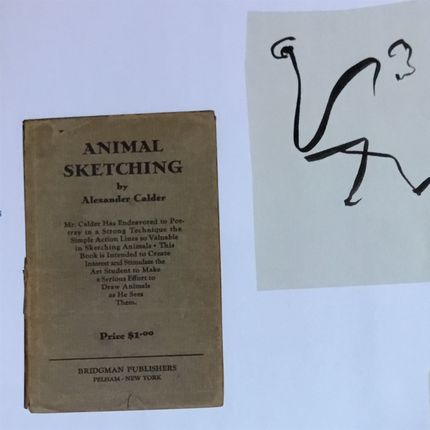 Redan på den tiden var Alexander Calder en duktig tecknare.