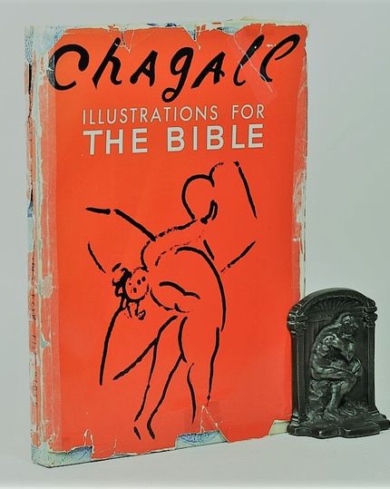 Det blev många bokillustrationer med åren. Chagall och Bibeln.