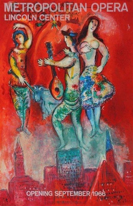 Chagall designade både scendekor och kostymer.