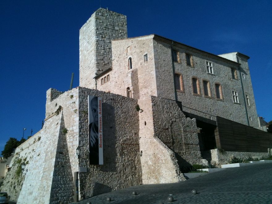 Den gamla romerska borgen i Antibes där Picasso hade sin ateljé och som idag är ett Picasso-museum.