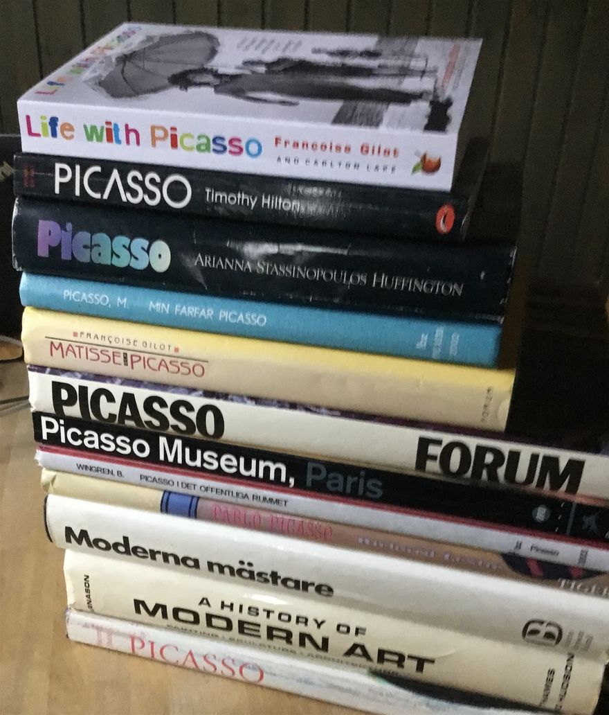 Mina källor till Sagan om Picasso.
