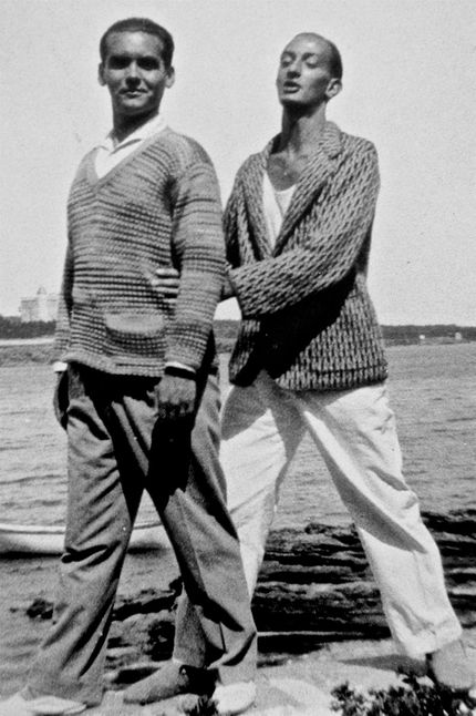 Lorca och Dalí på klipporna vid Cadaques.