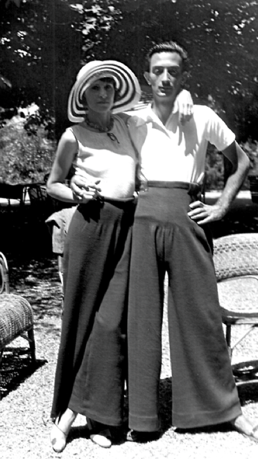 Gala och Dali 1930.