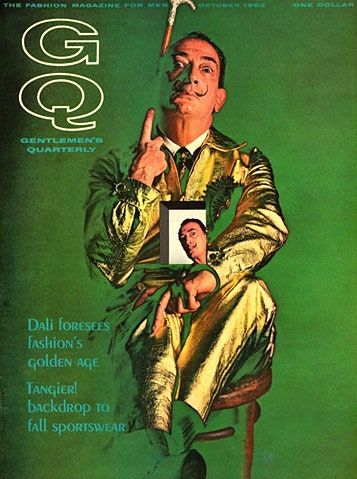 En gentleman på omslaget av en herrmodetidning (1965).