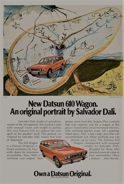Reklam för Datsun.