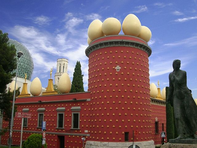 Teatro-Museo Dalí (Dalí Theatre-Museum) i Figueres, Spanien.