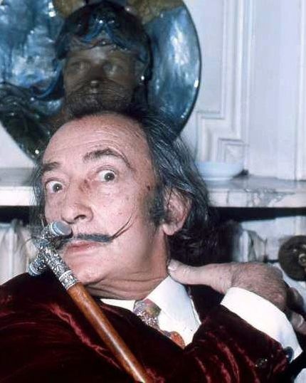 Salvador Dalí 1972 (Allan Warren).