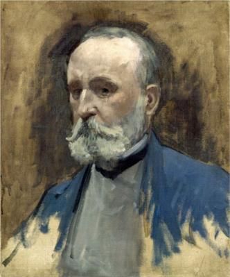 Pierre Puvis de Chavannes (självporträtt ej fullbordat). En av grundarna till 
