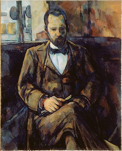 Ambroise Vollard porträtterad av Paul Cézanne 1899.