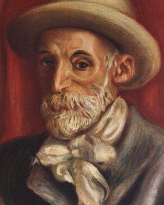 Konstkritikern Roger Marx portätterad av Auguste Renoir.