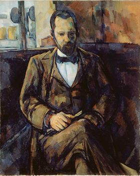 Ambroise Vollard målad av Paul Cézanne. När Druet köpte på sig av Matisse blev Vollard skärrad av konkurrensen, så han köpte han också.