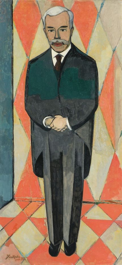 Porträtt av Sergei Shchukin (Krohn, Christian Cornelius, Xan, 1916).
