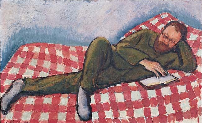 Olga Meersons målning av den vilande Matisse 1911.