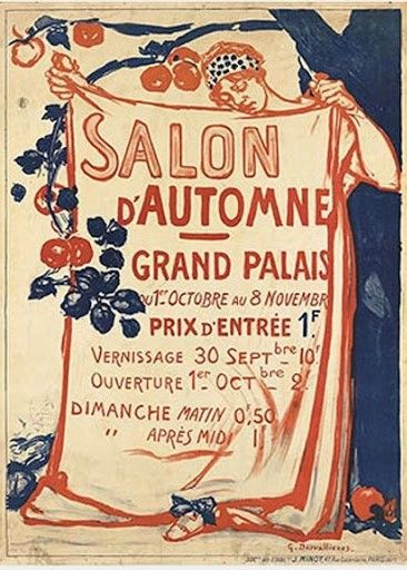 Poster för Höstsalongen 1911.