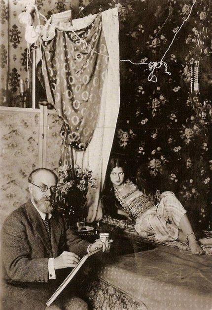 Matisse och hans modell Zita,1928.