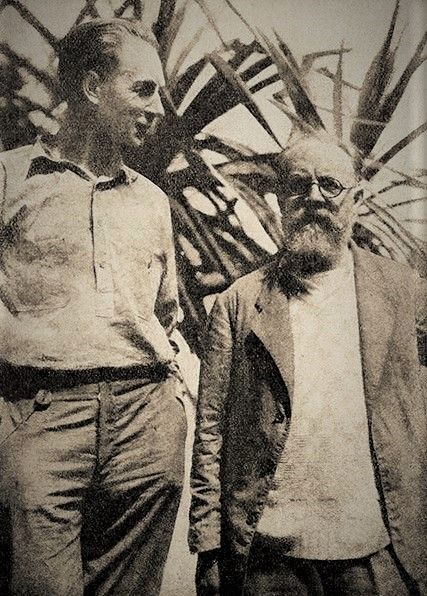 Matisse och filmregissören Friedrich Wilhelm (1930).