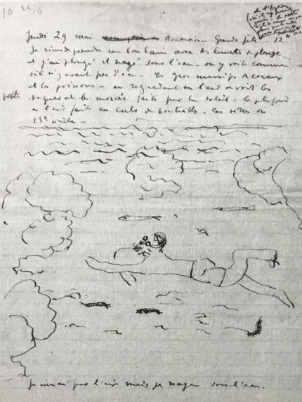 I ett brev hem berättar Matisse om sina upplevelser i lagunen.