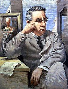 Dr. Barnes målad av Giorgo se Chirico 1926. Barnes var ökänd för sin arrogans och sina tvivelaktiga affärsmetoder.