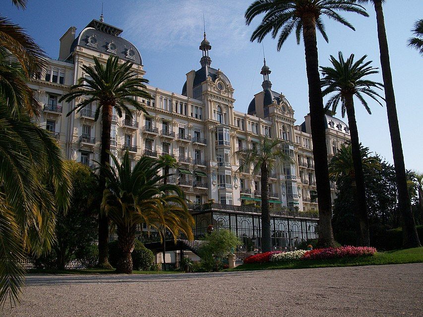 Före detta det fursteliga Exelsior-Regina Palace. Regina skulle bli Matisse nya adress i utkanten av Nice (Cimiez).