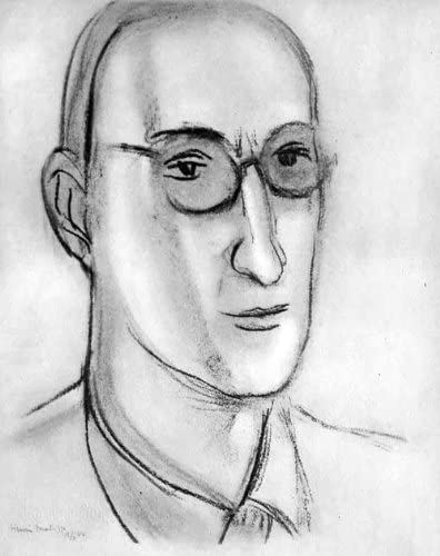 Matisse porträtterar sin vän André Rouveyre.