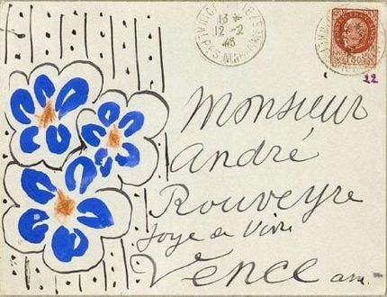 Brev från Matisse rill André Rouveyre.