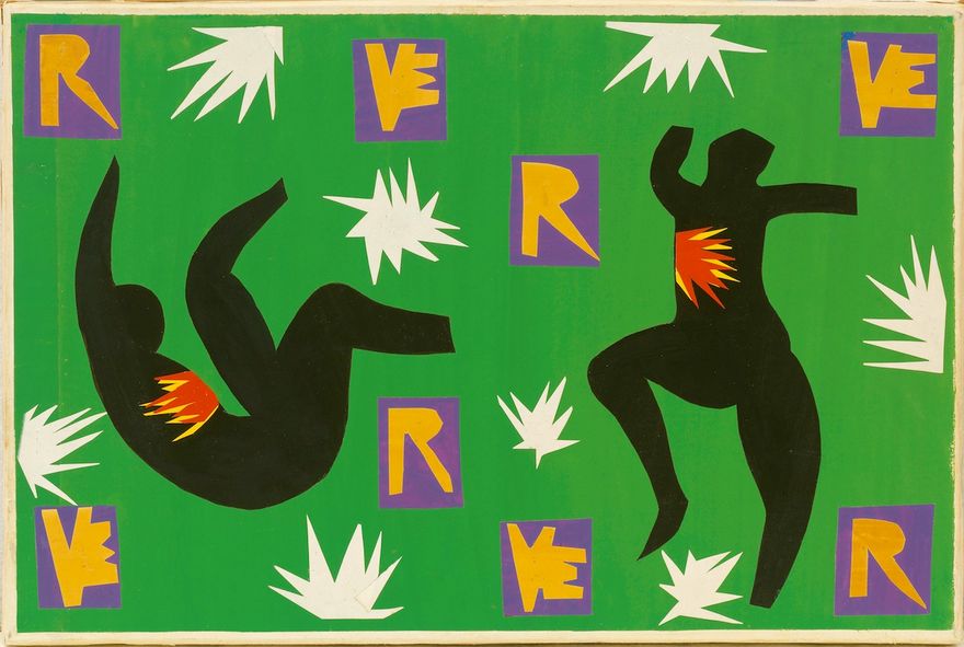 Matisse gjorde omslaget till tidskriften Verve Vol.4, No.13: De la couleur, 1945.