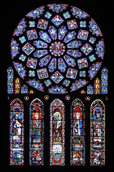 Från katedralen i Chartres. Ett lysande exempel ansåg Matisse.