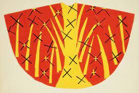 Mässhake designad av Matisse (1950-1952).