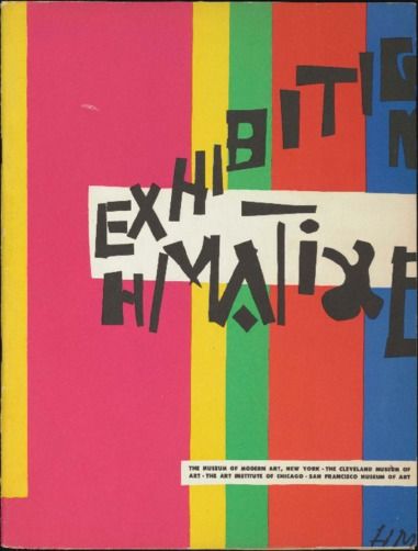 Utställningskatalog för Matisse vandrings-retrospektiv i USA 1951-1952.