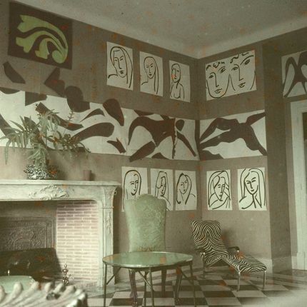 Interiör med Matisses egen swimming pool, 1952.