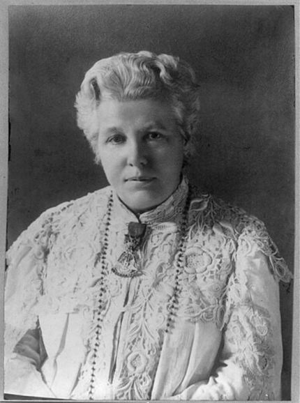 Annie Besant, som 1907 tog över ordförandeskapet i  