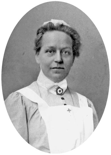 Sjuksköterskan Thomasine Andersson som skötte Hilmas mor, och som sedan skulle bli Hilmas livskamrat.