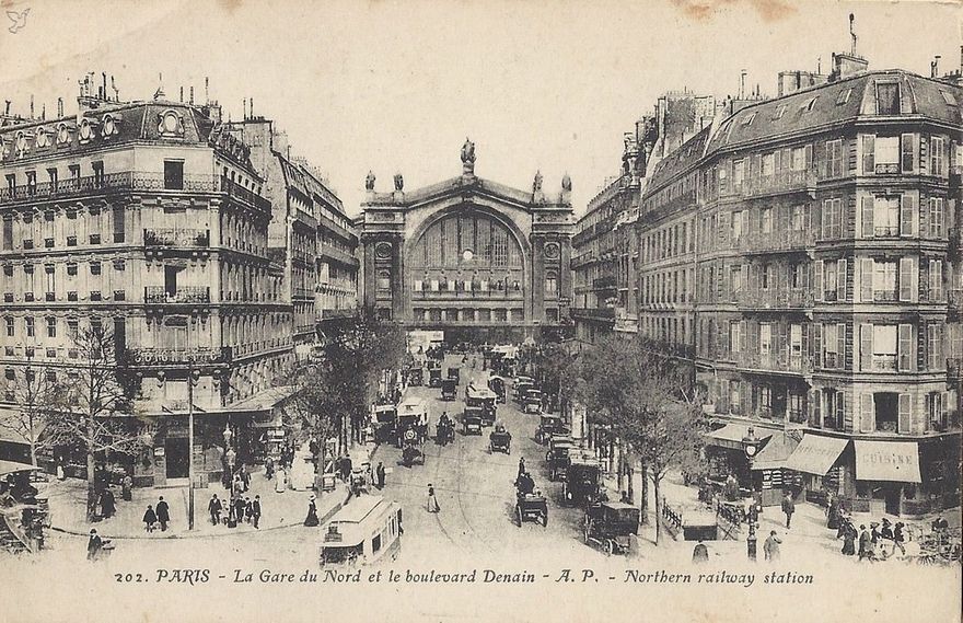 Isaac Grünewald  och Einar Jolin anlände till Gare du Nord på höstkanten 1908.