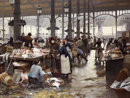 Les Halles - under tak med kött och fisk (Victor Gilbert).