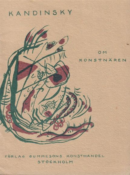 Kandinskys manifest, som gavs ut i en första utgåva i samband med hans utställning på Gummeson konsthandel 1916.